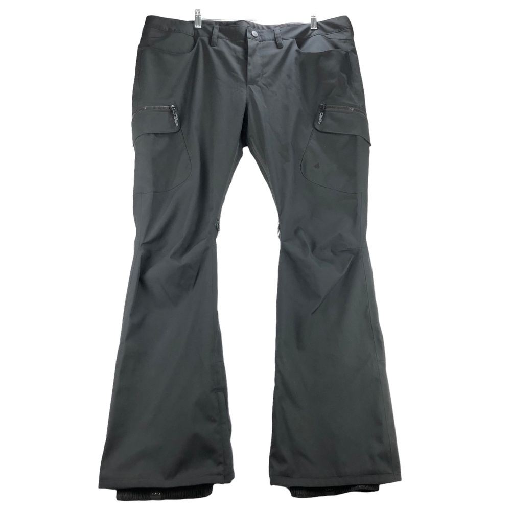 Burton Women’s Gloria Winter Snow Pants True Black Cargo Zip Pockets Size XL